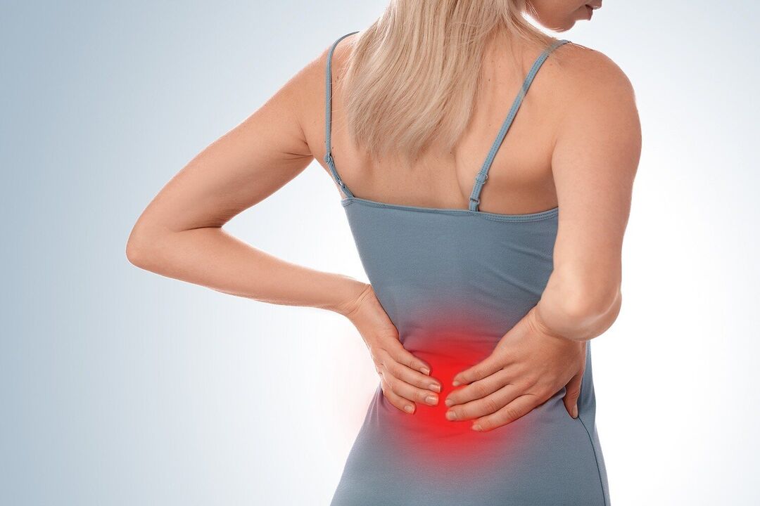 mgbu azụ na mpaghara lumbar